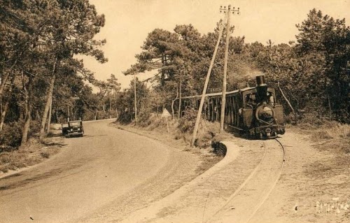 Carte postale ancienne Decauville de Royan