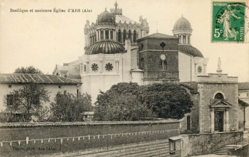 Carte postale ancienne Ars Basilica Vue historique