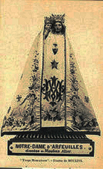 Carte postale ancienne Notre-Dame d'Arfeuilles