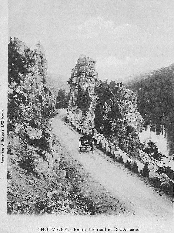 Carte postale ancienne Postcard Gorges de Chouvigny