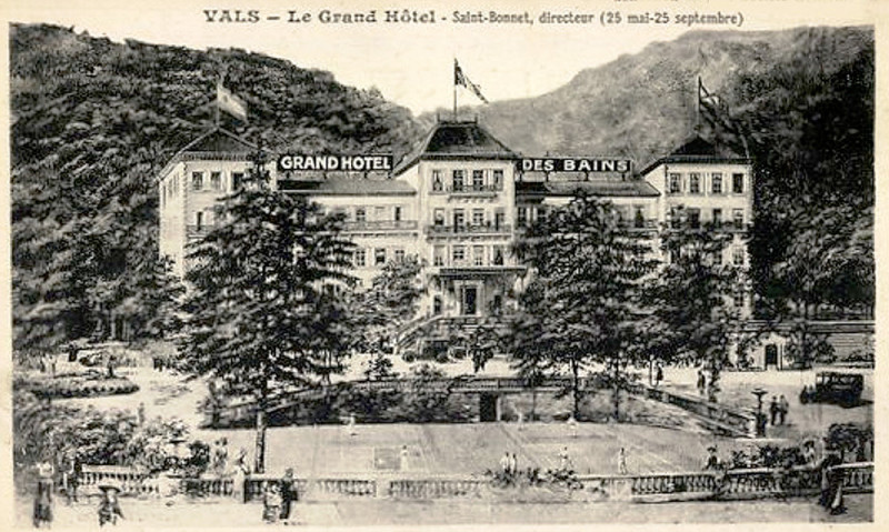 Carte postale ancienne Vals Grand-Hotel-des-Bains