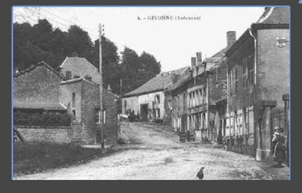 Carte postale ancienne Givonne 1900