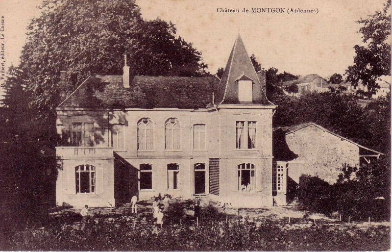 Carte postale ancienne Montgon château