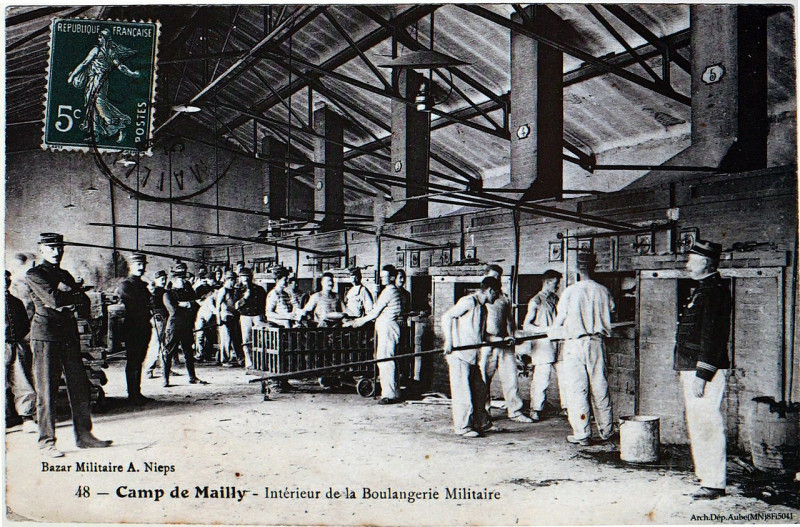 Carte postale ancienne Camp de Mailly 82212
