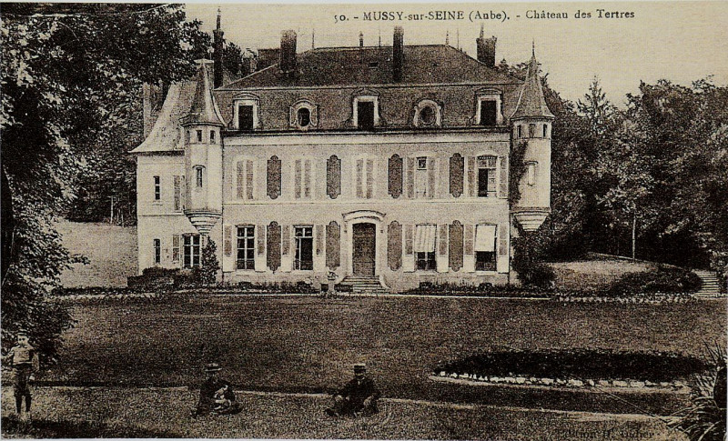 Carte postale ancienne Mussy chateau des tertres 05285