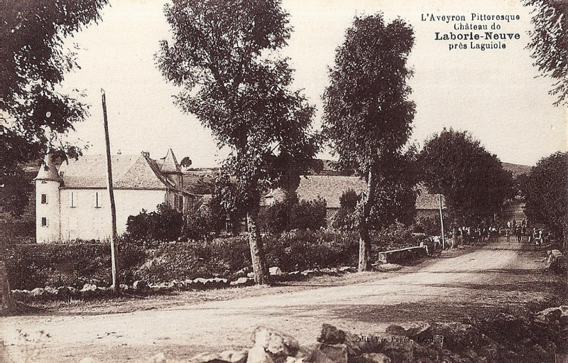 Carte postale ancienne Laguiole - Laborie-Neuve