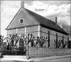 Carte postale ancienne Bischwiller Synagoge