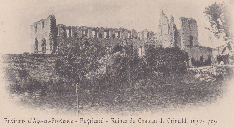 Carte postale ancienne Chateau-grimaldi