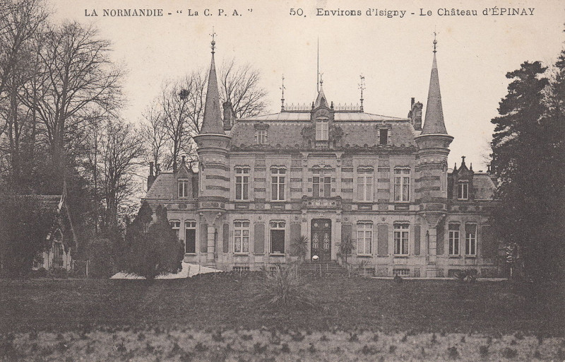 Carte postale ancienne Château d'Epinay en Normandie
