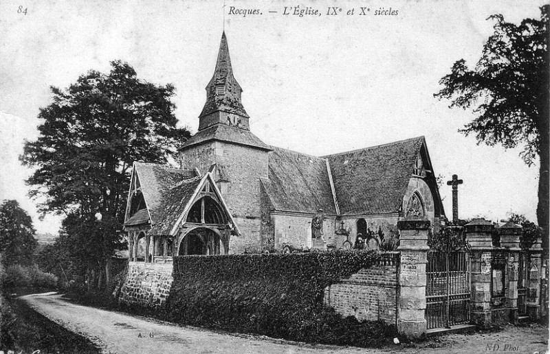 Carte postale ancienne Rocques Carte Postale