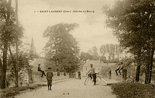 Carte postale ancienne Saint laurent 1913