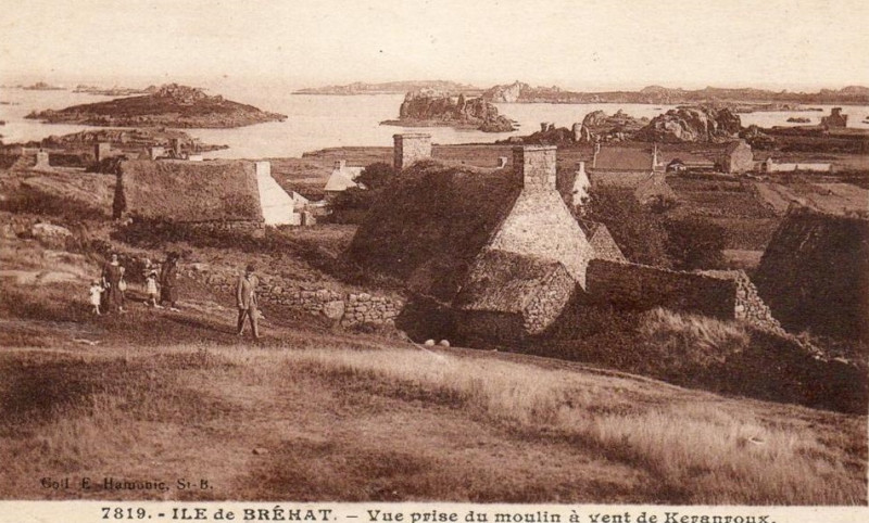 Carte postale ancienne Emile Hamonic Bréhat
