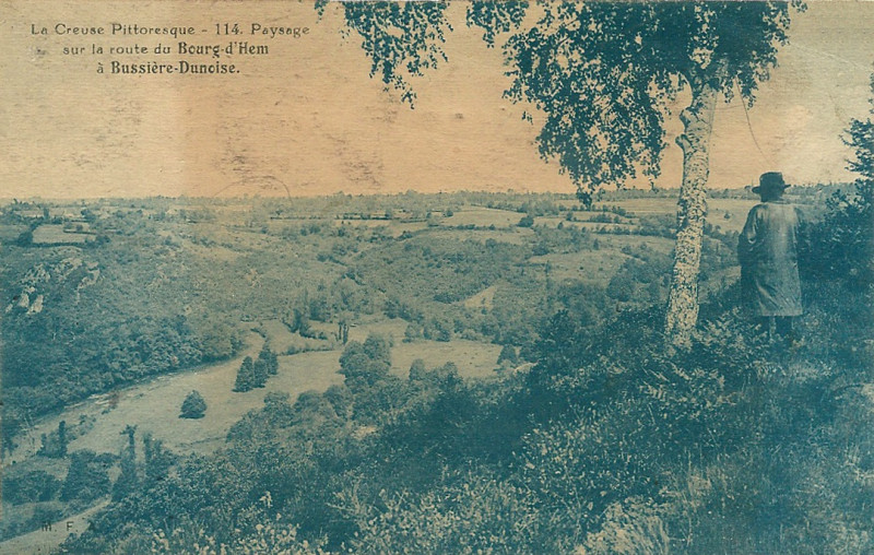 Carte postale ancienne Bussière.Dunoise-Cp-09