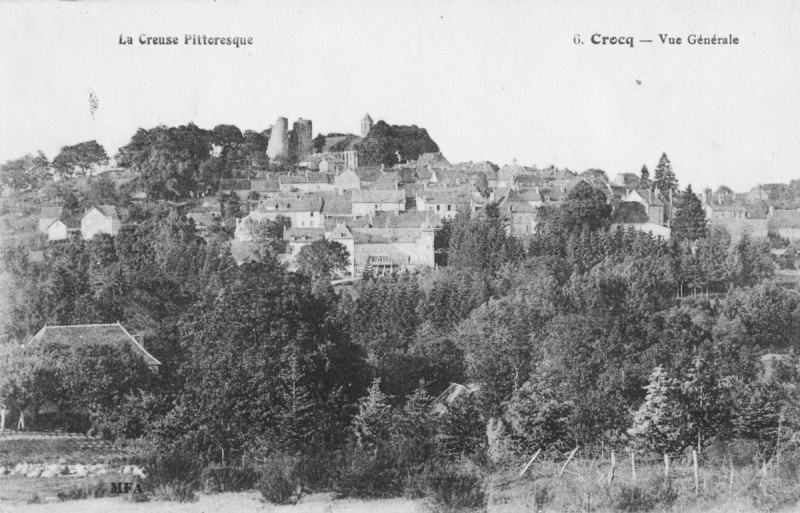 Carte postale ancienne Cp Crocq vue générale 1