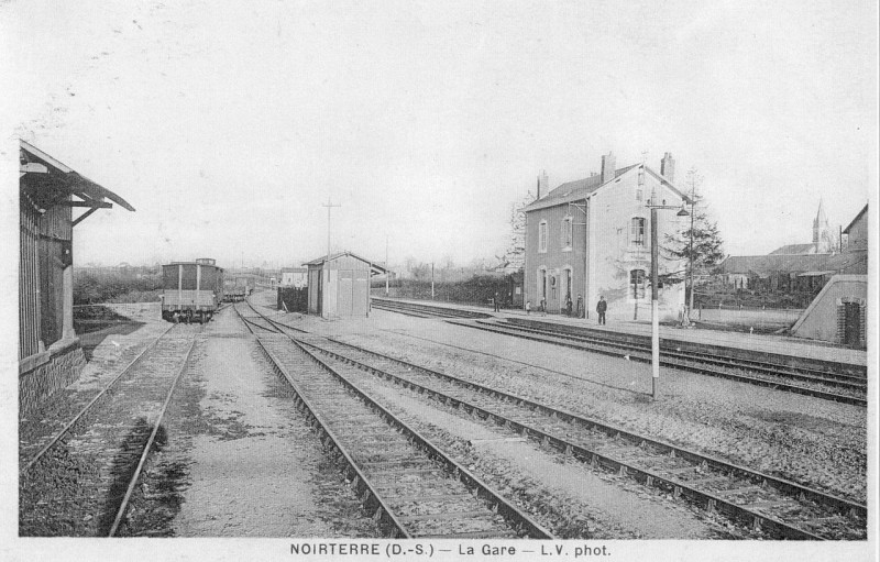 Carte postale ancienne Gare 1947