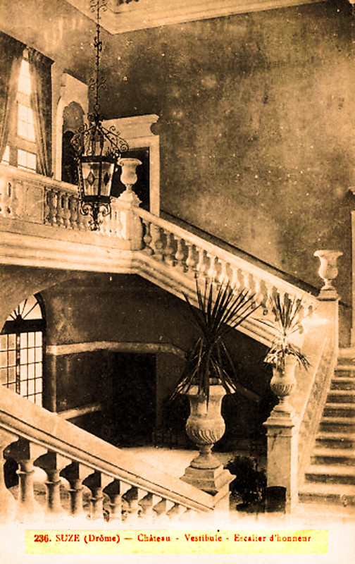 Carte postale ancienne Chateau Vestibule