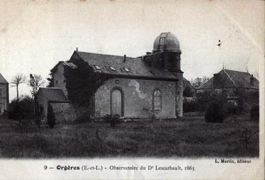 Carte postale ancienne Edmond Modeste Lescarbault's observatory