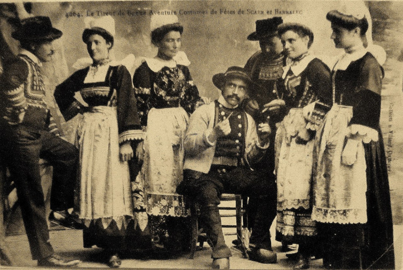 Carte postale ancienne 092 Bannalec Scaër à Scaër