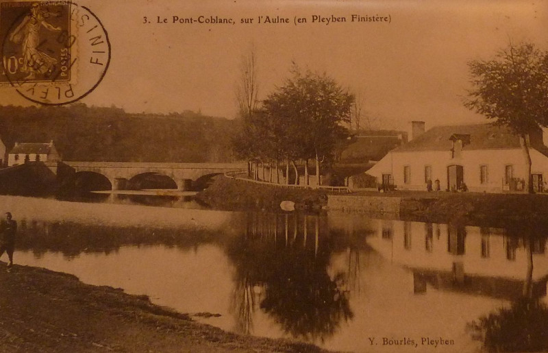 Carte postale ancienne 168 Pont-Coblant à Pleyben