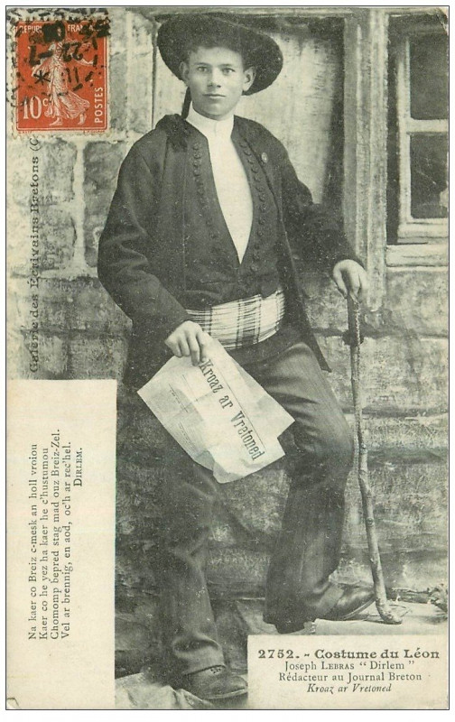 Carte postale ancienne Jos Le Bras