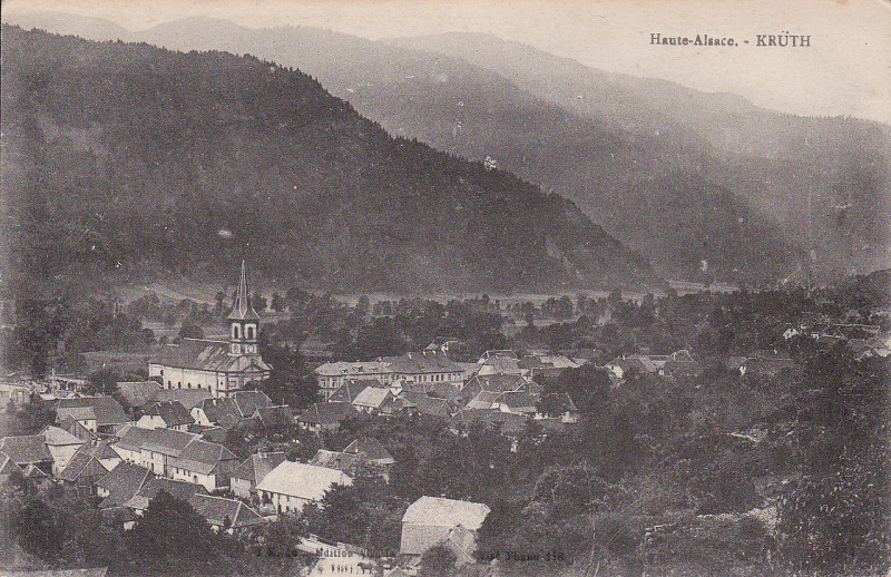 Carte postale ancienne Krüth - village