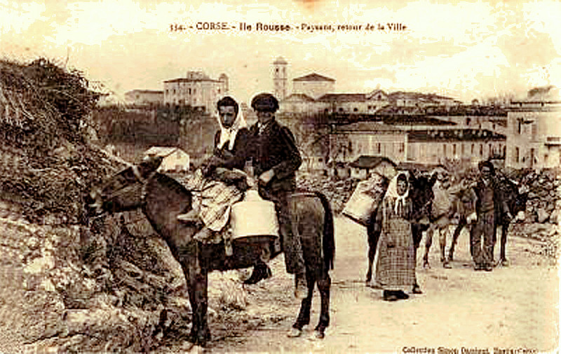 Carte postale ancienne Corse Ile-Rousse