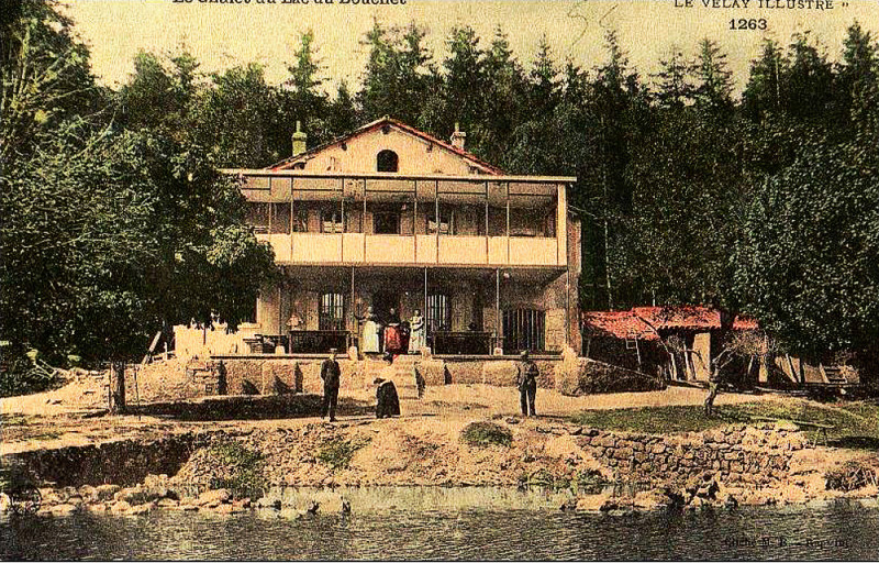 Carte postale ancienne Guinguette au Bouchet-Saint-Nicolas