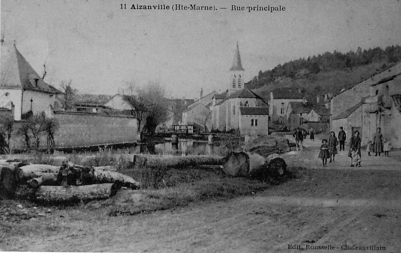 Carte postale ancienne Aizanville 74180