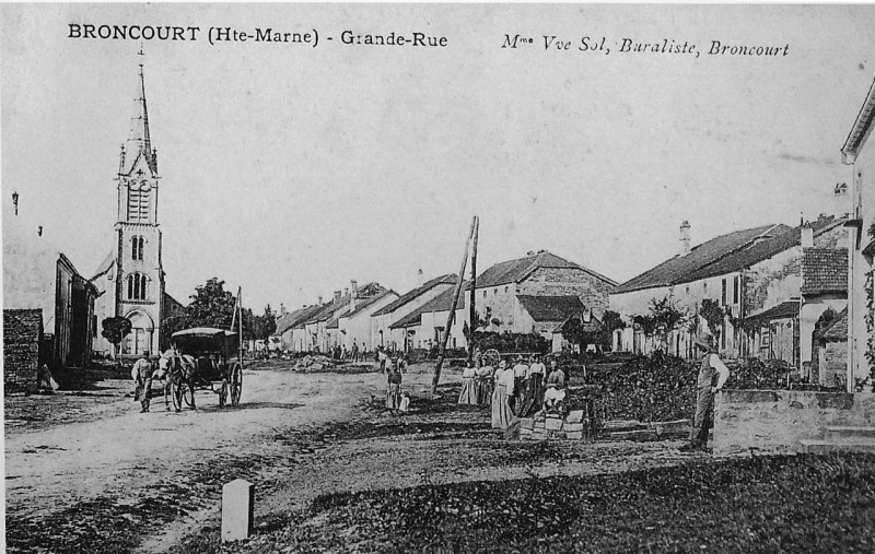 Carte postale ancienne Broncourt 75389