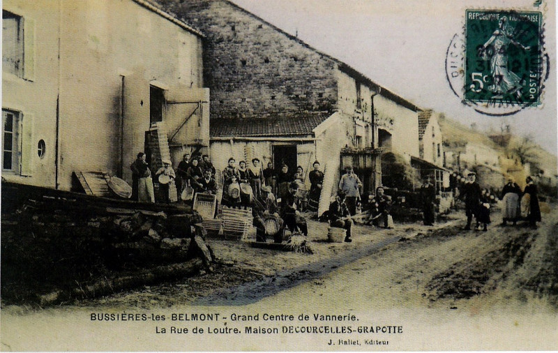 Carte postale ancienne BuSsière belmont 1907 75391