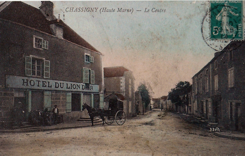 Carte postale ancienne Chassigny hôtel 60566