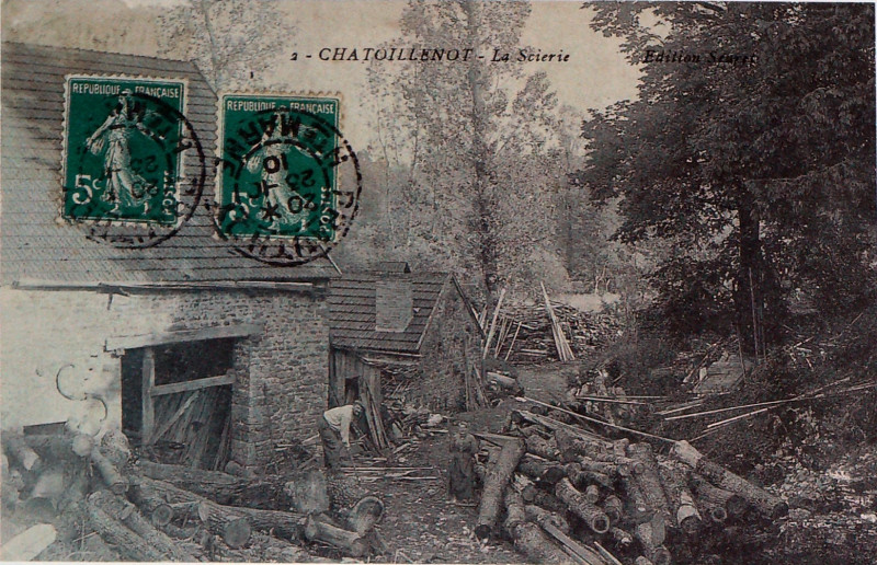 Carte postale ancienne Chatoillenot 1910 60568