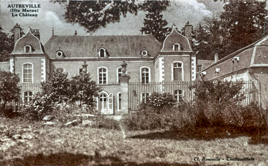 Carte postale ancienne Château d'Autreville-sur-la-Renne à Autreville-sur-la-Renne