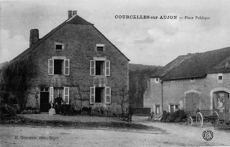 Carte postale ancienne Courcelles sur aujon 73061