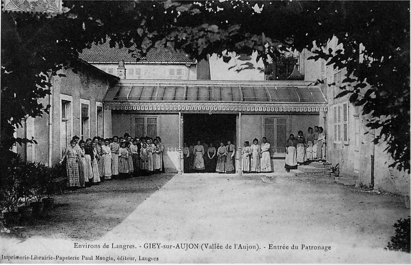 Carte postale ancienne Giey sur aujon patronage 73060