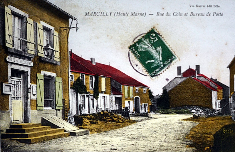 Carte postale ancienne MarCilly la POste 50478