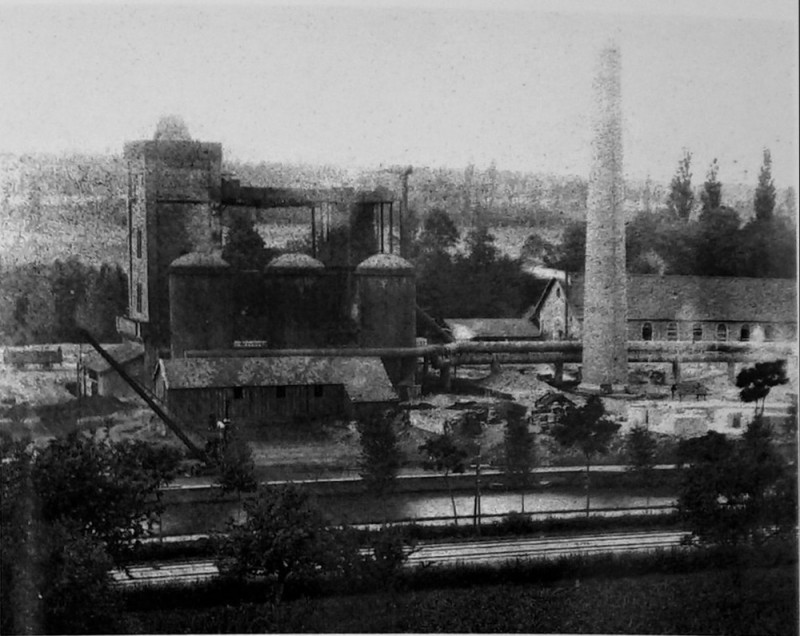 Carte postale ancienne Marnaval hauts fourneaux 2028