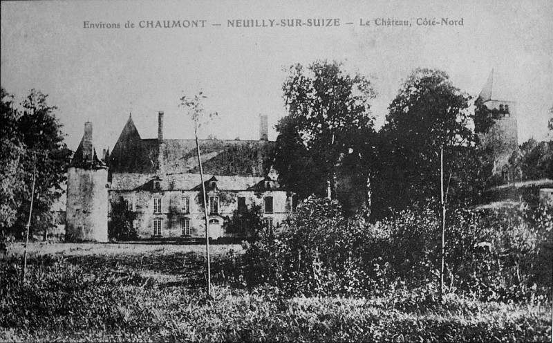 Carte postale ancienne Neulli sur Suize le chateau 49474