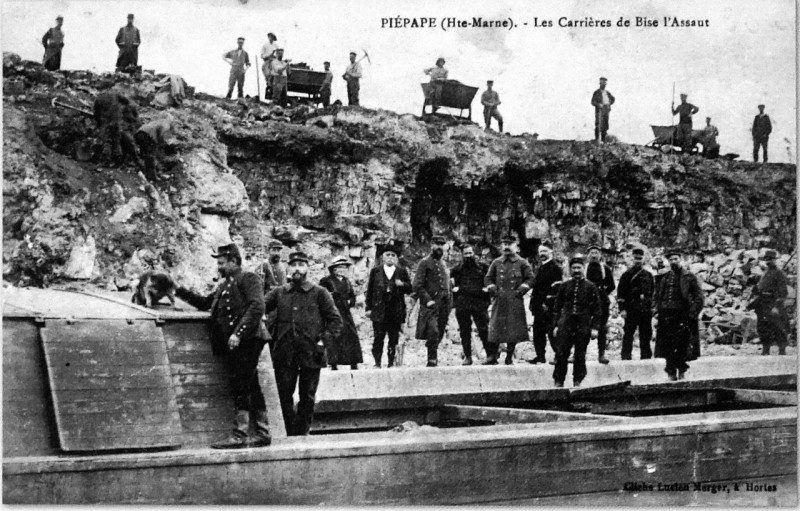 Carte postale ancienne Piépape carrières 73044
