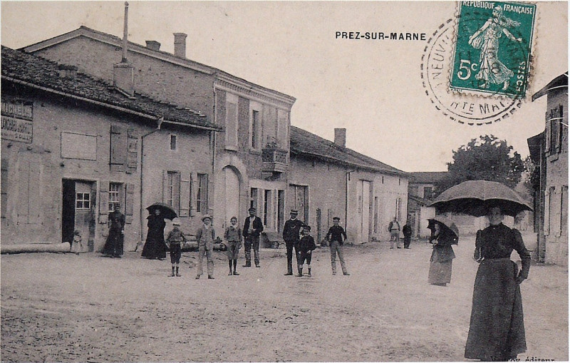 Carte postale ancienne Prez sur marne 74521