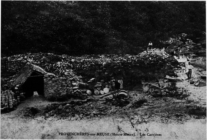 Carte postale ancienne Provenchères Carrière 82036
