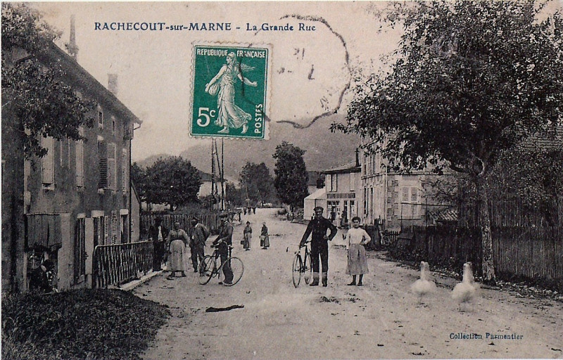 Carte postale ancienne Rachecourt sur marne 74521