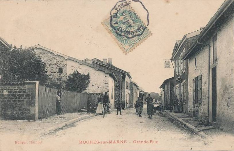 Carte postale ancienne Roches-sur-Marne Carte postale 10