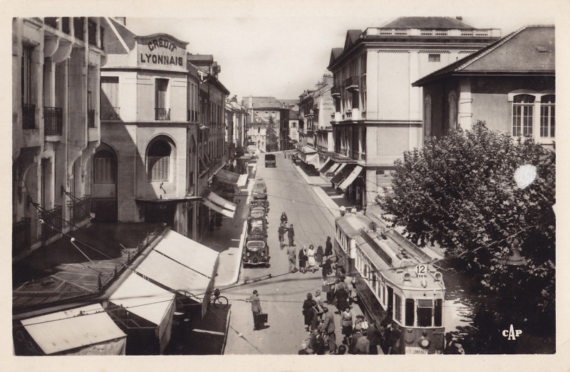 Carte postale ancienne Cap 8 - Annemasse - Rue de la Gare