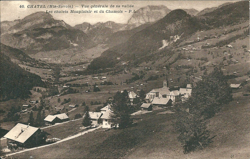 Carte postale ancienne Châtel-Cp-anté1940-0024