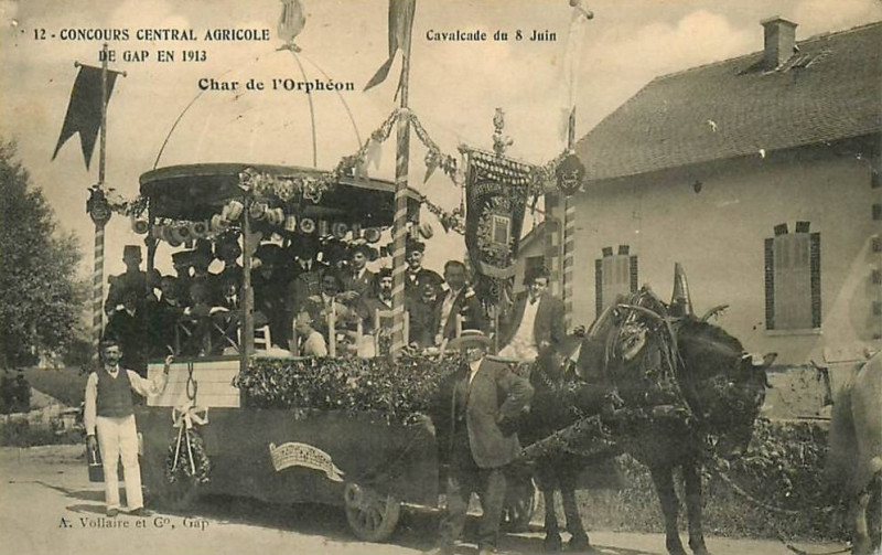 Carte postale ancienne Orphéon 12
