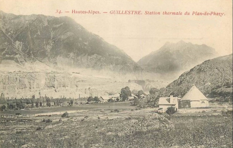 Carte postale ancienne Station thermale de Plan de Phazy