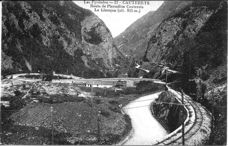 Carte postale ancienne Cauterets tram I