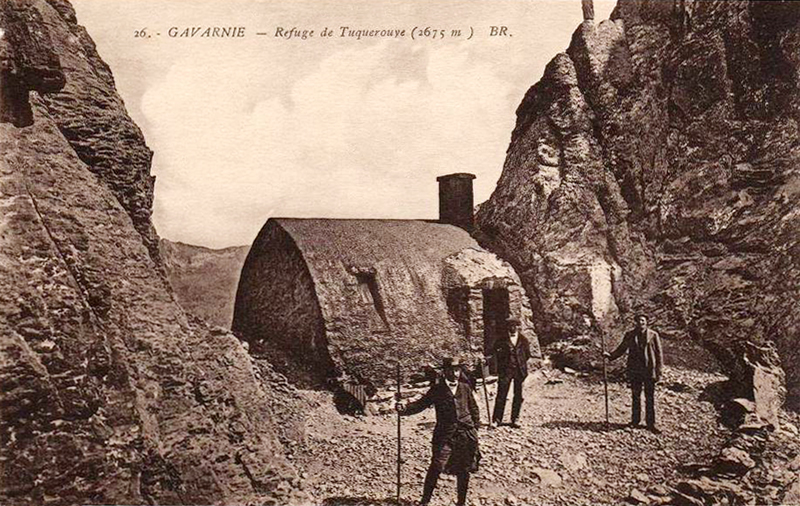 Carte postale ancienne Gavarnie refuge