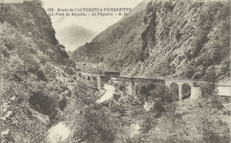 Carte postale ancienne Le pont de Meyaba